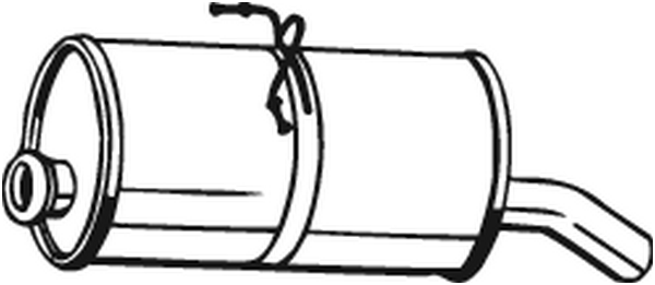 Глушитель выхлопных газов конечный POLMO арт. 135-705