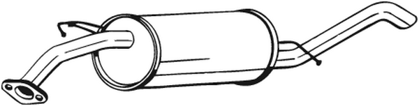 Глушитель выхлопных газов конечный POLMO арт. 141-217