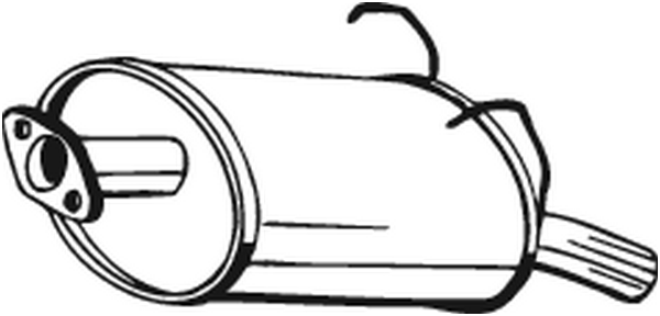 Глушитель выхлопных газов конечный MTS арт. 163-197