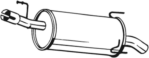Глушитель выхлопных газов конечный MTS арт. 185-975
