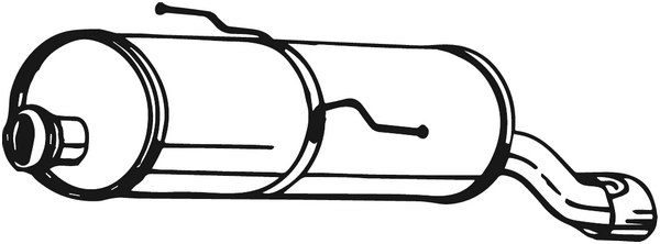 Глушитель выхлопных газов конечный POLMO арт. 190-603