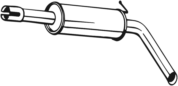 Средний глушитель выхлопных газов POLMO арт. 220-039