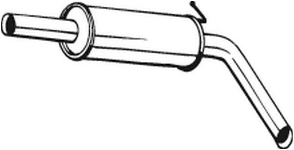 Средний глушитель выхлопных газов POLMO арт. 220-107