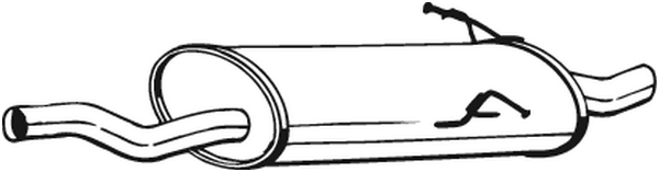 Глушитель выхлопных газов конечный POLMO арт. 247-115