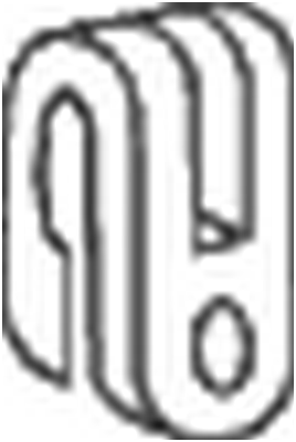 Резиновые полоски, система выпуска FEBI BILSTEIN арт. 255014