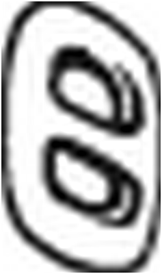 Резиновые полоски, система выпуска SWAG арт. 255729