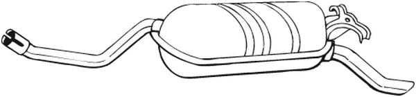 Глушитель выхлопных газов конечный POLMO арт. 278-189