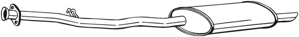 Глушитель выхлопных газов конечный POLMO арт. 283-285