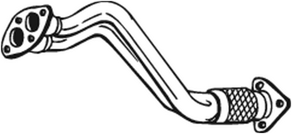 Труба выхлопного газа MTS арт. 753-307