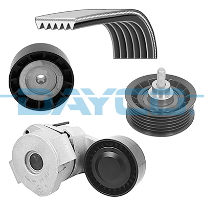 Комплект ременя генератора Citroen Jumpy/Fiat Ducato/Peugeot Boxer 2.2HDi 06- (6PK1670) SKF арт. KPV338