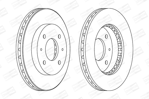 Тормозной диск BLUE PRINT арт. 561926CH