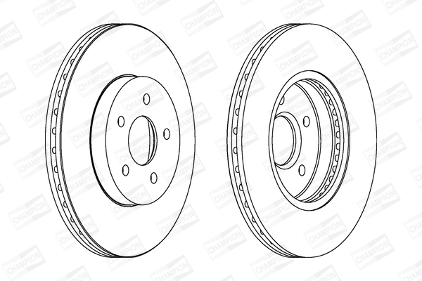 Тормозной диск BOSCH арт. 562180CH