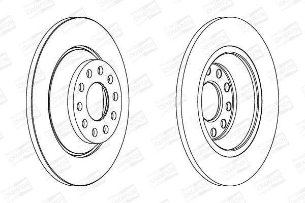 Тормозной диск FEBI BILSTEIN арт. 562438CH