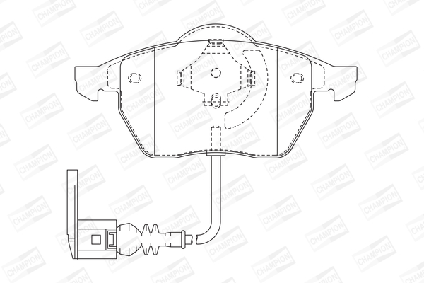 Тормозные колодки дисковые BOSCH арт. 571984CH