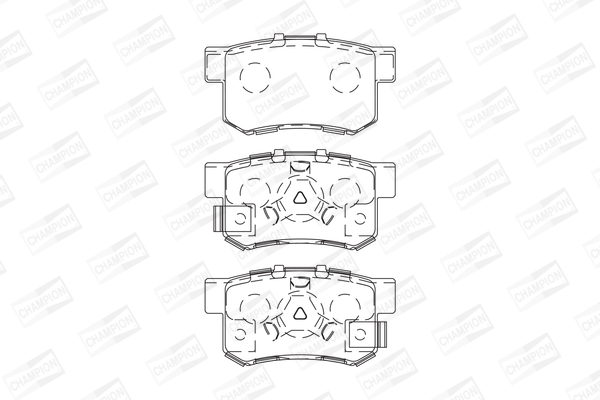 Тормозные колодки задние дисковые BREMBO арт. 572544CH