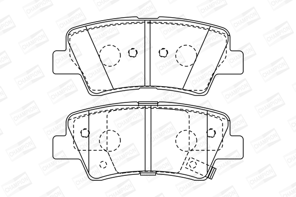 Тормозные колодки дисковые BOSCH арт. 572629CH