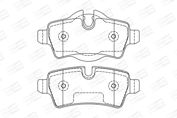 Тормозные колодки дисковые BOSCH арт. 573200CH