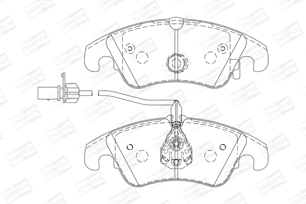 Тормозные колодки дисковые BOSCH арт. 573247CH