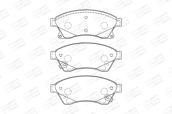 Тормозные колодки дисковые BLUE PRINT арт. 573332CH