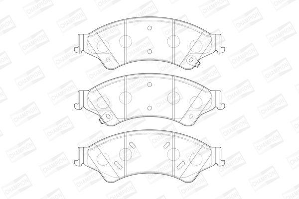 Тормозные колодки дисковые BLUE PRINT арт. 573449CH