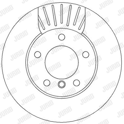 Гальмівний диск пер. BMW 1 (E81/E87) 03-13 (283,9*73,6) компл. 2шт ZIMMERMANN арт. 562313JC