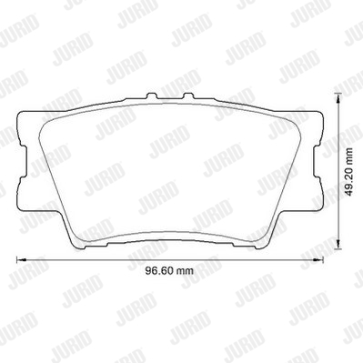 Гальмівні колодки зад. Toyota RAV4 06- (akebono) TRW арт. 572595J