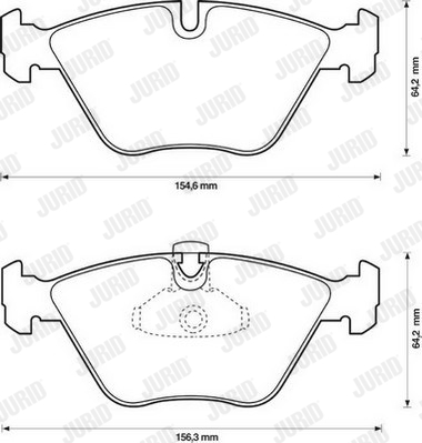 Тормозные колодки дисковые HELLA PAGID арт. 573002JC
