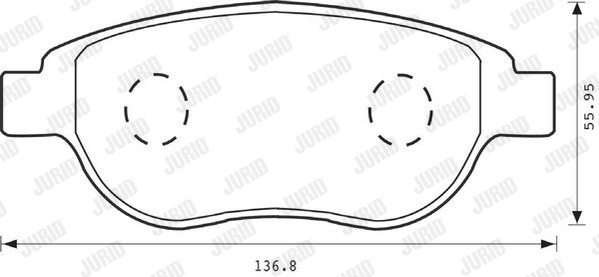 Гальмівні колодки, дискові  арт. 573031JC