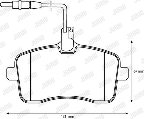 Гальмівні колодки пер. 407 04-11 (TRW) BREMBO арт. 573132J