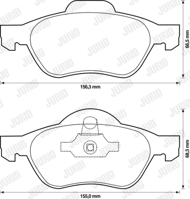 Тормозные колодки дисковые BREMBO арт. 573243J