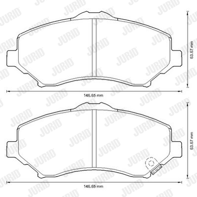 Гальмівні колодки пер. Journey/Freemont/Cherokee 06- BREMBO арт. 573298J