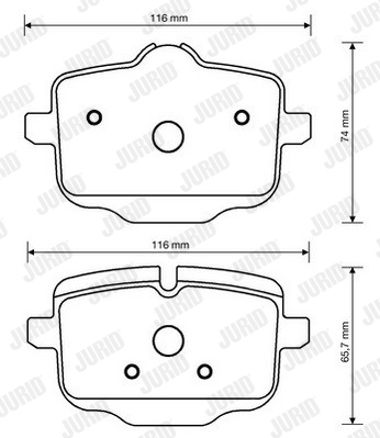 Тормозные колодки дисковые ICER арт. 573353J