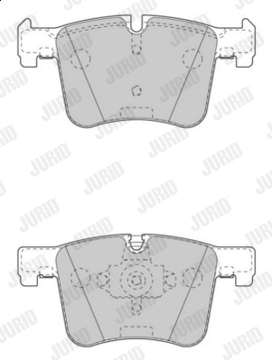 Тормозные колодки дисковые ZIMMERMANN арт. 573432J