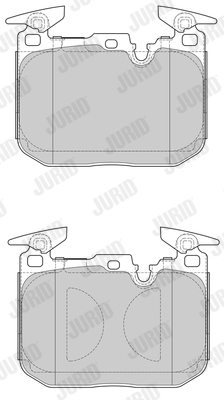 Гальмівні колодки пер. BMW 1 (F20)/3 (F30/F31/F80) 11-19 (Brembo) BREMBO арт. 573602J