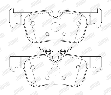 Гальмівні колодки зад. BMW 1 (F40) 19-/i3 (I01) 13-/X1 (F48) 14- (ATE) TEXTAR арт. 573767J