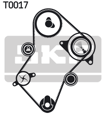 Водяной насос + комплект зубчатого ремня GATES арт. VKMC 03241