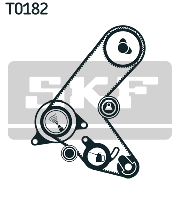 Комплект ГРМ Opel Combo 1.7CDTI 01- CONTITECH арт. VKMA 05609