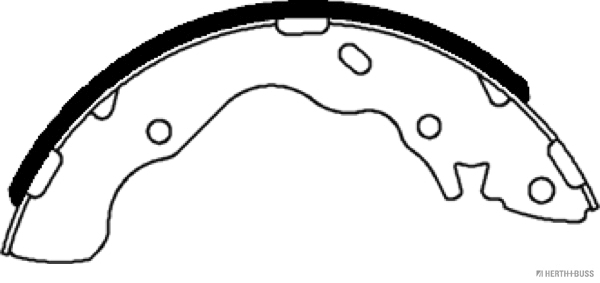 Комплект тормозных колодок WOKING арт. J3500528