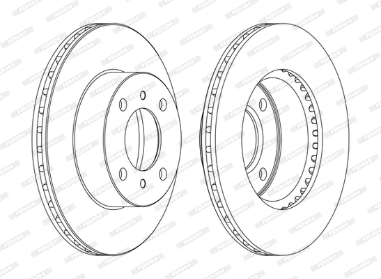 Гальмівний диск FEBI BILSTEIN арт. DDF1005C