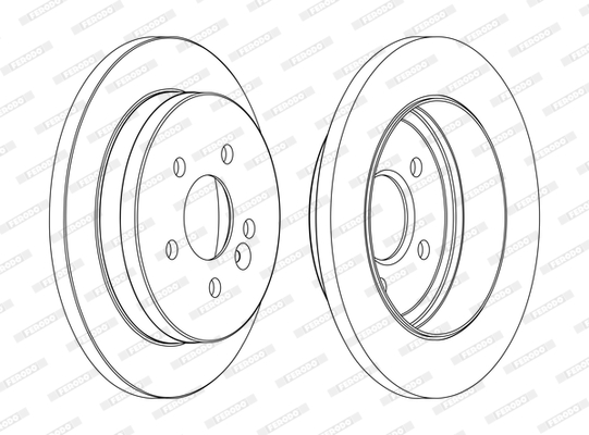 Тормозной диск BREMBO арт. DDF1037C