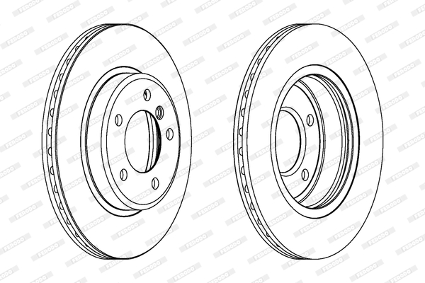 Гальмівний диск BREMBO арт. DDF1066C