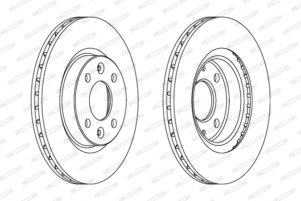 Тормозной диск передний BREMBO арт. DDF1096C