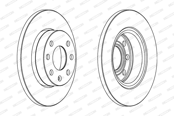 Тормозной диск передний BREMBO арт. DDF116