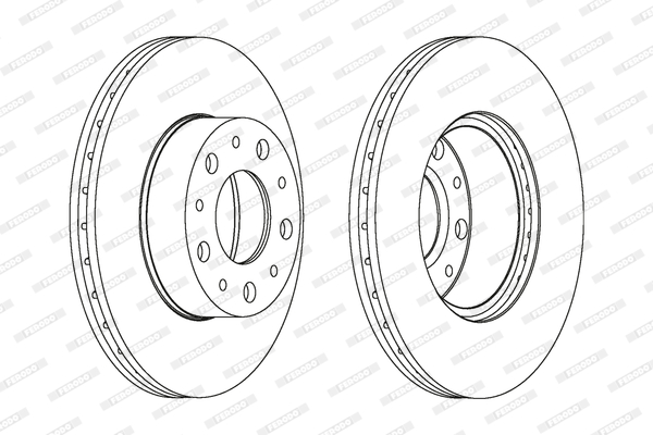 Тормозной диск BREMBO арт. DDF1170C