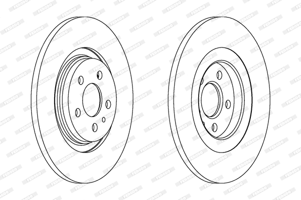 Тормозной диск BOSCH арт. DDF1181C