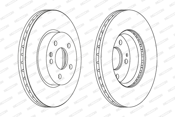 Гальмівний диск BOSCH арт. DDF1203C