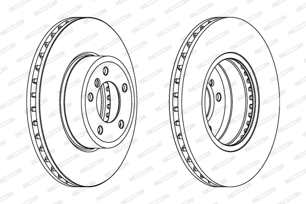 Тормозной диск BREMBO арт. DDF1242C1