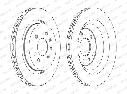 Гальмівний диск BREMBO арт. DDF1289C