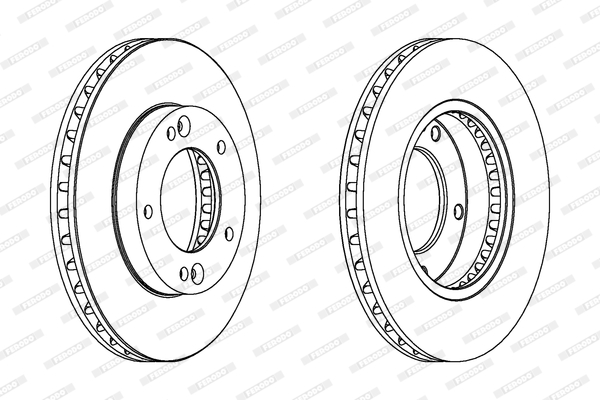 Тормозной диск BREMBO арт. DDF1290C