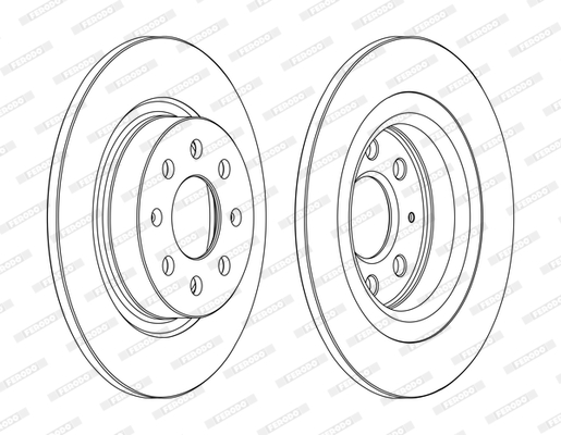 Тормозной диск FEBI BILSTEIN арт. DDF1299C